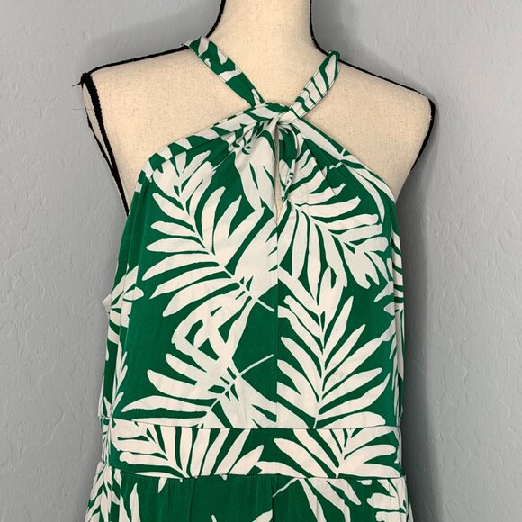 Torrid Stretch Tropical Halter Dress 2 2X 18/20 - Picture 5 of 13